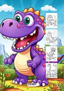 Joe Hammoud: Dino Adventures Coloring Book, Buch