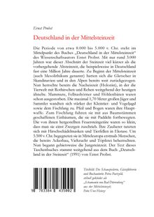 Ernst Probst: Deutschland in der Mittelsteinzeit, Buch