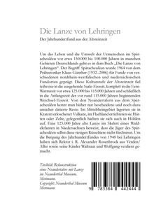 Ernst Probst: Die Lanze von Lehringen, Buch