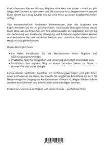 Fanny Gruber: Kopfschmerzen verstehen ¿ Befreit leben, Buch