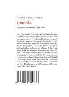 Ernst Probst: Stenopelix, Buch