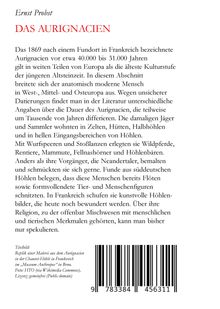 Ernst Probst: Das Aurignacien, Buch