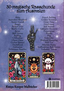 Kenya Kooper: Tarot Malbuch - Tarotkarten Hunde - Entspannung, Meditation und Magie, Buch