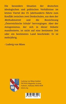 Ludwig Von Mises: Der historische Rahmen der österreichischen Schule der Nationalökonomie, Buch