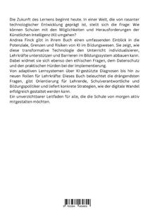 Andrea Finck: Künstliche Intelligenz und die Schule von morgen, Buch