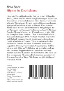 Ernst Probst: Probst, E: Hippos in Deutschland, Buch