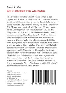 Ernst Probst: Die Nashörner von Wiesbaden, Buch