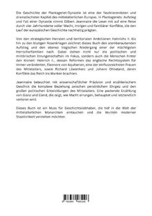 Gilbert Jeanmaire: Plantagenets: Aufstieg und Fall einer Dynastie, Buch