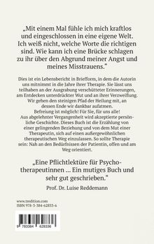 Zitate über innere Kämpfe und Therapie, ein Lebensbericht in Briefen, lobende Worte von Prof. Dr. Luise Reddemann.