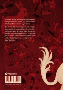 ISBN: 978-3-384-66527-0. Ein Hase mit floralen Mustern auf rotem Hintergrund, darunter ein weißer Schwanz eines Tieres.