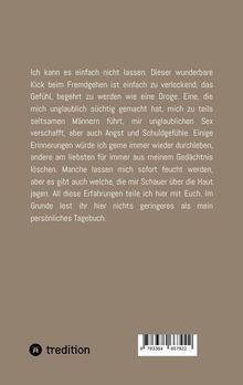 Ein Text auf braunem Hintergrund beschreibt verlockendes Fremdgehen, Schuldgefühle und persönliche Erfahrungen. Unten ist ein Logo.