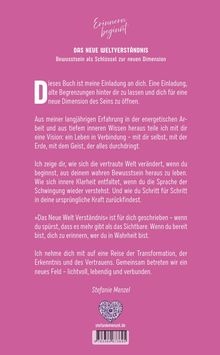 Titel: Erinnern beginnt. DAS NEUE WELTVERSTÄNDNIS. Einladung zur Transformation. Webseite: stefaniemenzel.de.