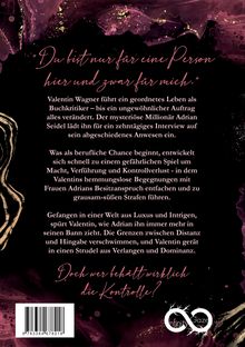 Zitat: „Du bist nur für eine Person hier…“ Ein mysteriöses Interview wird gefährlich, Kontrolle unklar. Logo: Infinity Gaze.