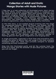 "Collection of Adult and Erotic Manga Stories with Nude Pictures" beschreibt ein Buch mit erotischen Illustrationen.
