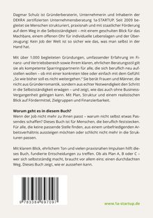 Dagmar Schulz berät in Gründung und Selbstständigkeit, bietet strukturierte, praxisnahe Unterstützung. www.1a-startup.de