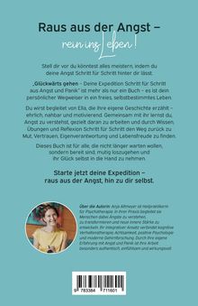Raus aus der Angst – rein ins Leben! Eine persönliche Expedition, um Ängste zu überwinden, begleitet von Ella. Autorin: Anja Altmeyer.