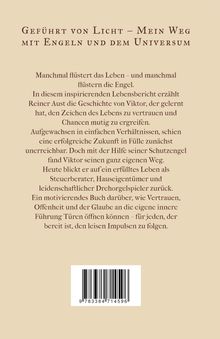 Buchtitel: "Geführt von Licht – Mein Weg mit Engeln und dem Universum". Inspirierender Lebensbericht über Vertrauen.