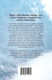 „Wenn alte Morde wieder ans Licht kommen, beginnt der wahre Albtraum.“ Ein Buchcover mit verwischtem blauem Hintergrund.
