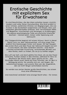 Titel: "Erotische Geschichte mit explizitem Sex für Erwachsene". Text beschreibt sinnliche Erlebnisse, Verlangen und Veränderungen.