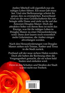 Textelemente auf schwarzem Hintergrund überlagern eine orange-rote Rose. Ein Barcode ist auch sichtbar.