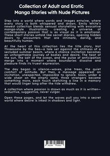 Titel: "Collection of Adult and Erotic Manga Stories with Nude Pictures." Weißer Text auf schwarzem Hintergrund. Unten ist ein Barcode.
