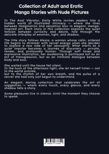 Text: "Collection of Adult and Erotic Manga Stories with Nude Pictures." Darunter eine detaillierte Beschreibung der Geschichten.