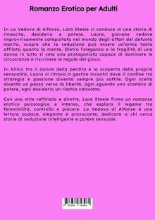 Titel: "Romanzo Erotico per Adulti". 

Auf rosa Hintergrund ist ein Klappentext für einen erotischen Roman.