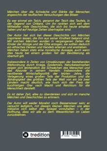 Ein Text über Märchen und menschliche Schwächen, inspiriert von Kindheitserinnerungen. Logo unten links.
