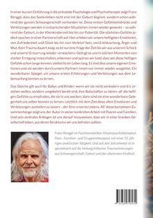 Eine Einführung erklärt, dass Emotionen schon vor der Geburt existieren. Bild zeigt älteren Mann mit weißen Haaren.