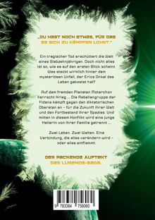 „DU HAST NOCH ETWAS, FÜR DAS ES SICH ZU KÄMPFEN LOHNT.“ Naturmotive in Grün umranden den Text kreativ.