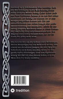 Gotland im 6. Jahrhundert. Eine unruhige Zeit der Machtkämpfe, in die Wulf hineingeboren wird. Links keltisches Muster.