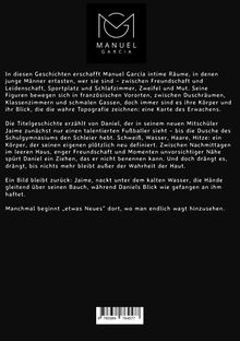 Logo von Manuel Garcia. Beschreibt intime Räume und junge Männer zwischen Freundschaft und Leidenschaft.