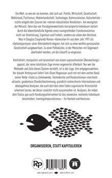 Texte über den Wandel der Welt durch die "vierte industrielle Revolution". Illustration: Viele kleine Fische gegen einen großen.