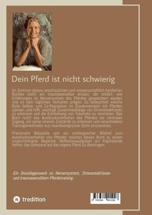 "Dein Pferd ist nicht schwierig" ist der Titel. Darunter ein Text über ein Buch zum Thema Nervensystem und Pferdetraining.