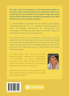 Gelber Hintergrund, weißer Text: "Was wäre, wenn sich die Geistes- und die Naturwissenschaften an..." Unten Logo von "tredition". Rechts Foto einer lächelnden Frau.