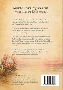 "Manche Reisen beginnen erst, wenn alles zu Ende scheint." Beige Textur, unten eine Illustration einer Protea-Blume.