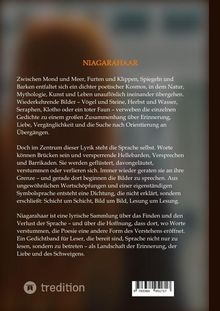 NIAGARAHAAR. Ein dichter poetischer Kosmos zwischen Natur, Mythologie, Kunst und Leben. Sprache als Brücke und Grenze.
