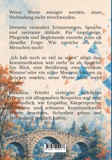 Text über dem gemalten Hintergrund einer Brücke, umgeben von herbstlichen Bäumen und geometrischen Mustern.