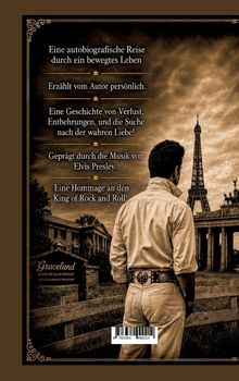 Texte: Eine autobiografische Reise durch ein bewegtes Leben. Mann steht vor Eiffelturm, nostalgische Atmosphäre.