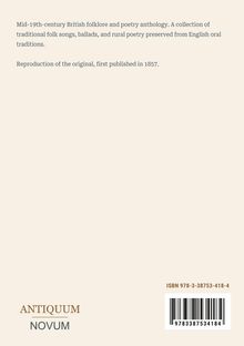 Anthologie britischer Folklore und Poesie des 19. Jahrhunderts. Verlag: Antiquum Novum. ISBN unten rechts.