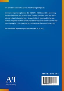 EU-Rechtsakttext, ISBN 978-3-38782-424-7, blau mit gelbem Rand. Logo "AΩ Antiphon Verlag".