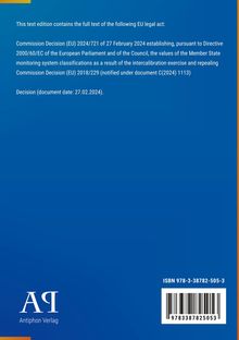 Texte: EU-Rechtsakt, Kommissionsentscheidung (EU) 2024/721 vom 27. Februar 2024. ISBN 978-3-38782-505-3. Blaues Cover.