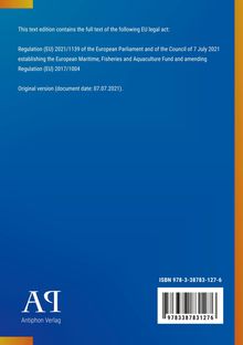 Diese Ausgabe enthält den vollständigen Text des EU-Rechtsakts. Blauer Hintergrund, unten links Logo.