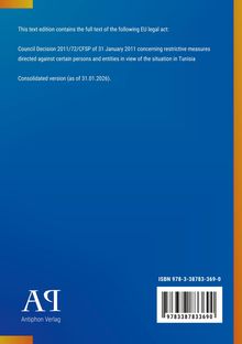 Texte über EU-Rechtsakte und ISBN. Unten links ist ein weißes Logo und der Name „Antiphon Verlag“ auf blauem Hintergrund.