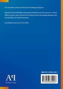 Text über EU-Rechtsakte, ISBN 978-3-38783-409-3, blaues Farbschema, links unten Logo „AP“ mit „Antiphon Verlag“.