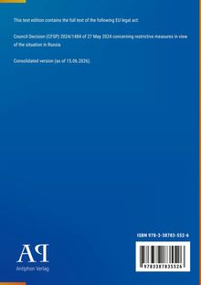 Text zur EU-Rechtsentscheidung, blaues Cover. Verlag: Antiphon Verlag, ISBN vorhanden.