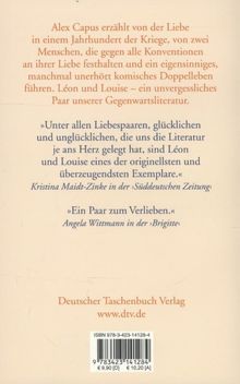 Alex Capus: Léon und Louise, Buch