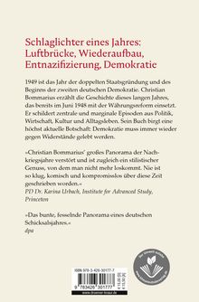 Christian Bommarius: 1949, Buch