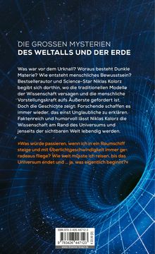 Niklas Kolorz: Die letzten Rätsel des Universums, Buch