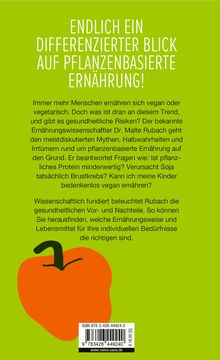 Malte Rubach: Die größten plant-based Ernährungs-Mythen, Buch